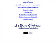 Tablet Screenshot of leparc.us